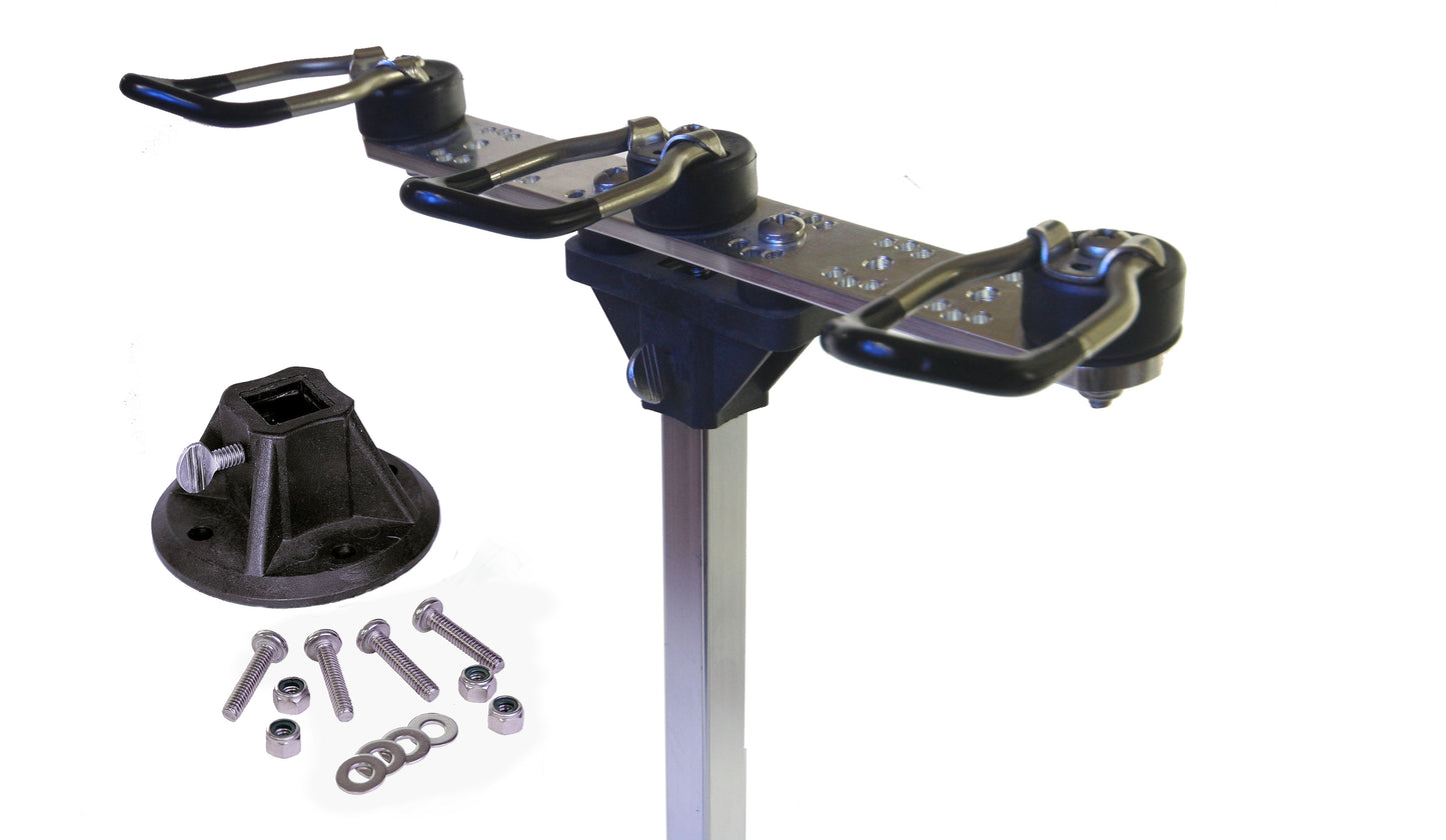 1.25” Loop Bee Ready Standard Holder w/ Riser and Mount Set