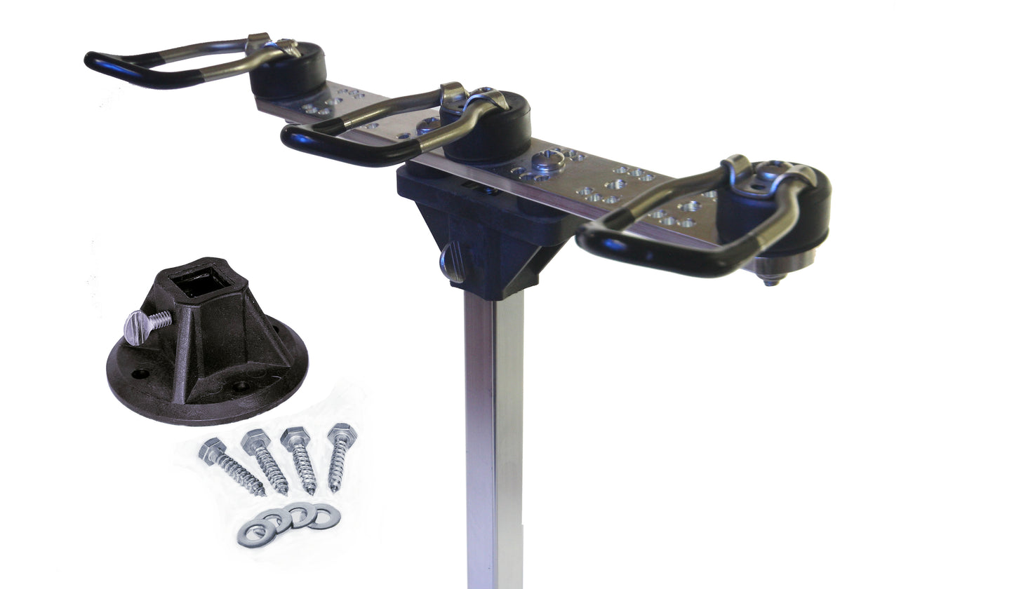 1.25” Loop Bee Ready Standard Holder w/ Riser and Mount Set
