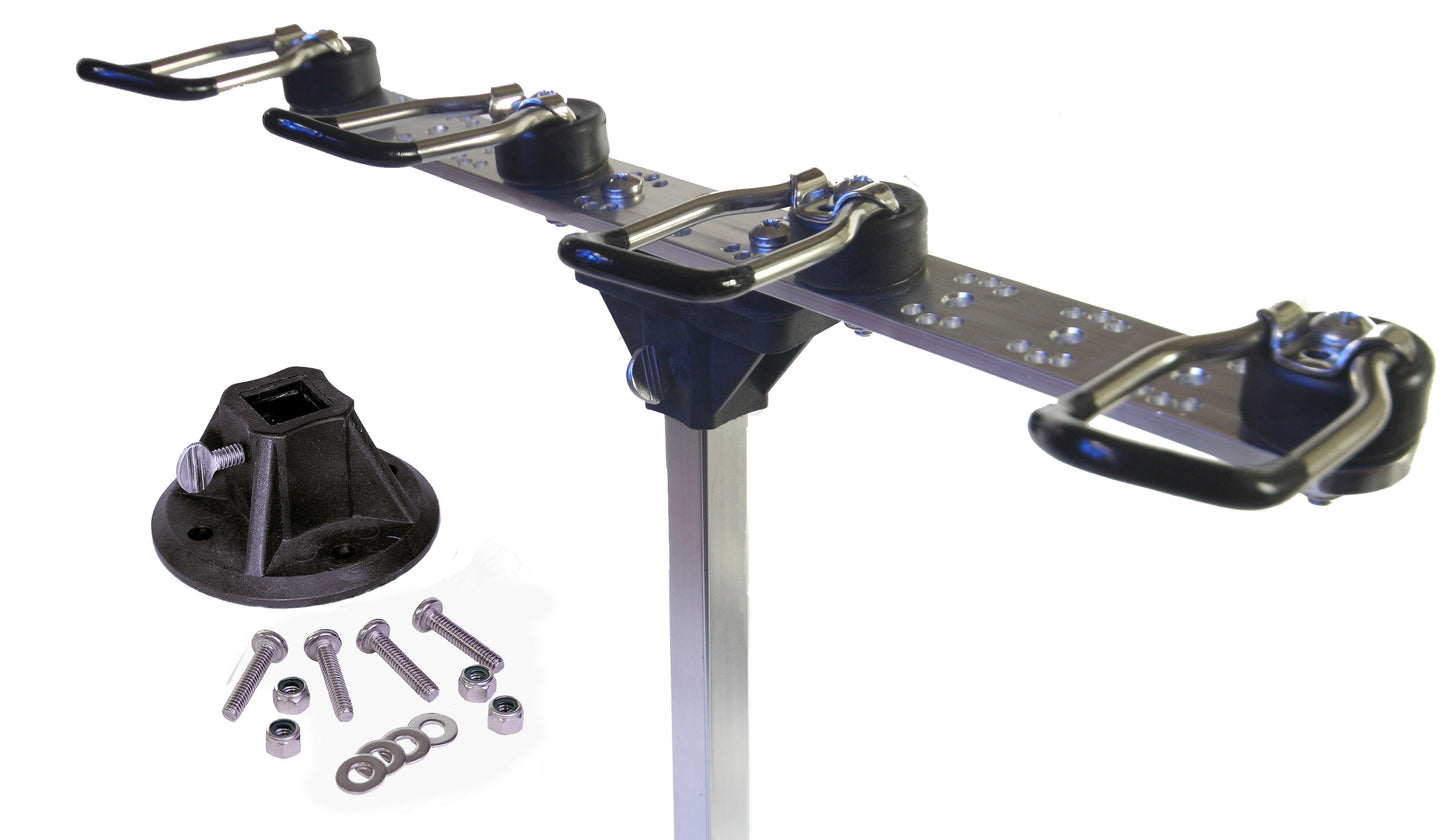1.25” Loop Bee Ready Standard Holder w/ Riser and Mount Set