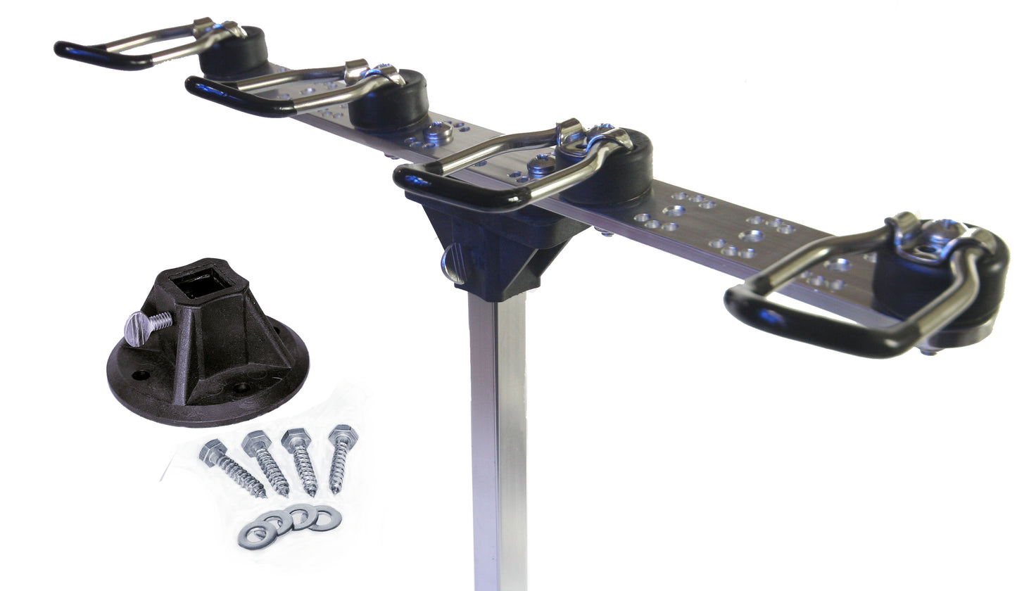 1.25” Loop Bee Ready Standard Holder w/ Riser and Mount Set