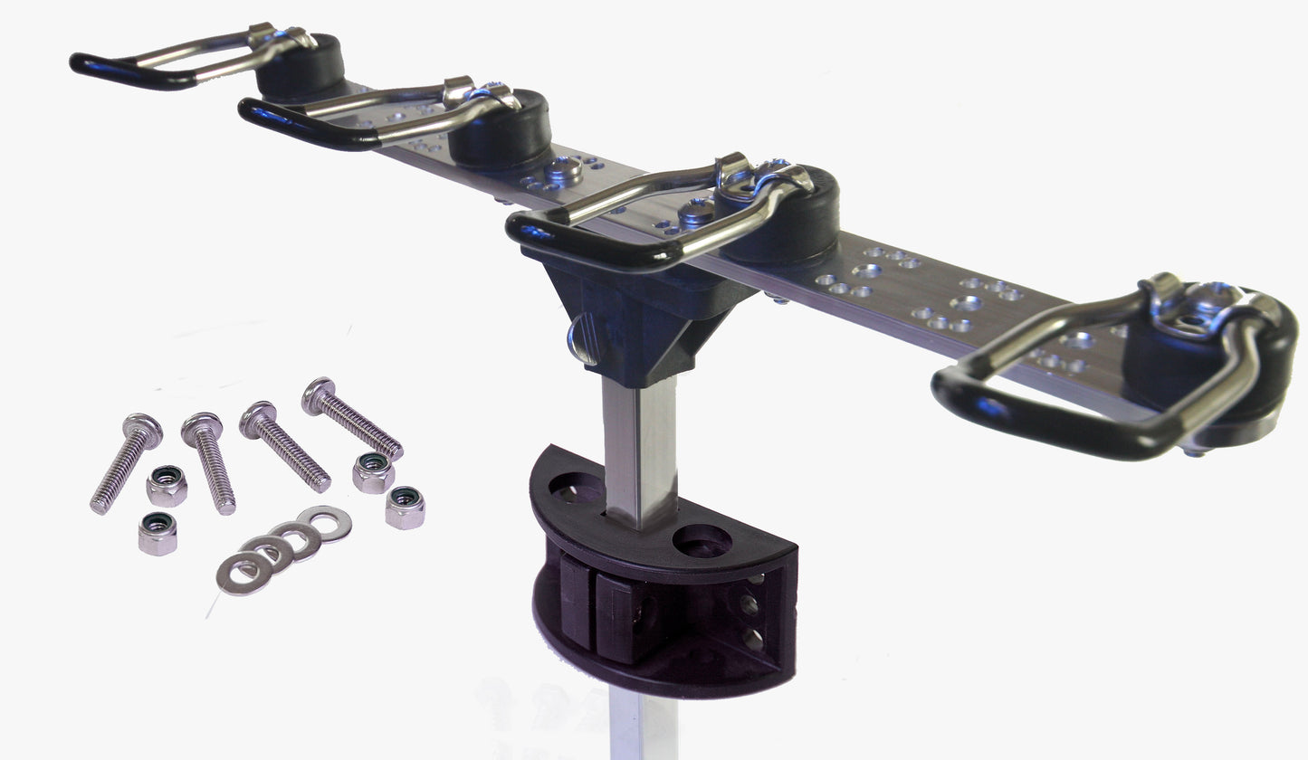 1.25” Loop Bee Ready Standard Holder w/ Riser and Mount Set