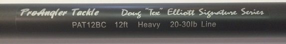 12ft Heavy Baitcast Catfish Rod w/ Eva Handle