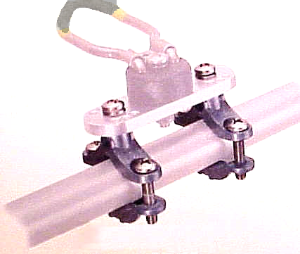 Single rod holder with adjustable grip
