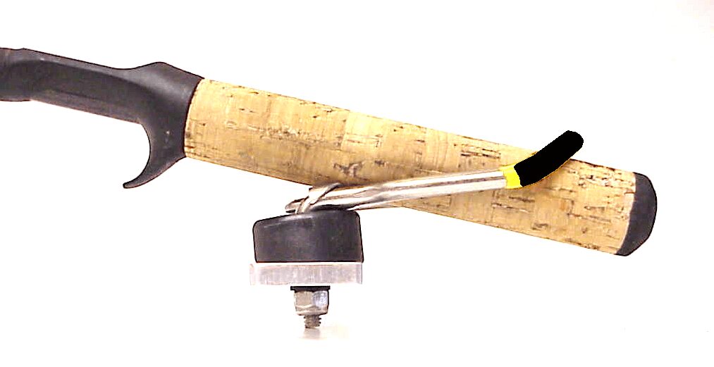 Fishing rod with its holder