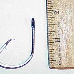 25 - Seven Chemically Sharpened 0.5625 6In Gap Circle Hooks