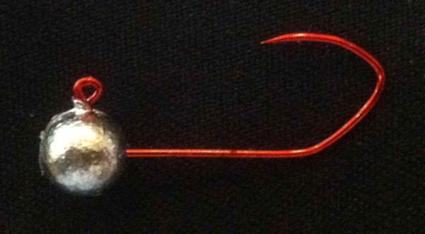 0.125 Oz Ball 2 Red Sickle Hook