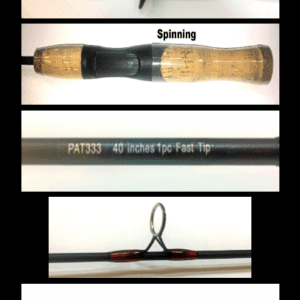 40 Inch Baitcast Rods With Ergonomic Cork Handle