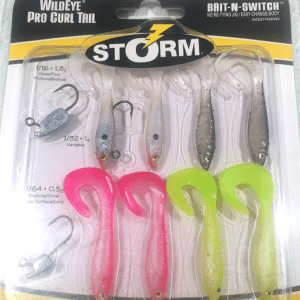 1 And Half Inch Wildeye Mix Pro Curl Tail Pack Of Lures