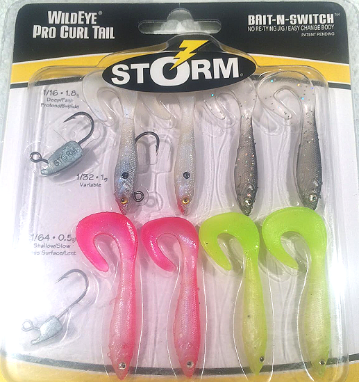 1 And Half Inch Wildeye Mix Pro Curl Tail Pack Of Lures