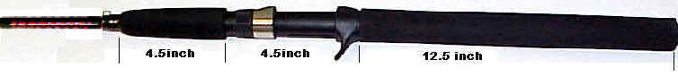 Six 7.5Ft Medium Baitcast Eva Handle Rods